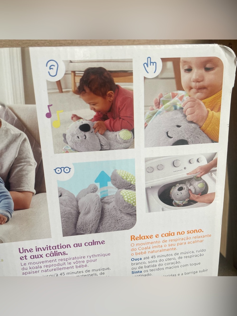 ORG Fisher-Price Soothe ‘n Snuggle Koala Plush Baby Sound Machine NEW Damage Box - Picture 6 of 10